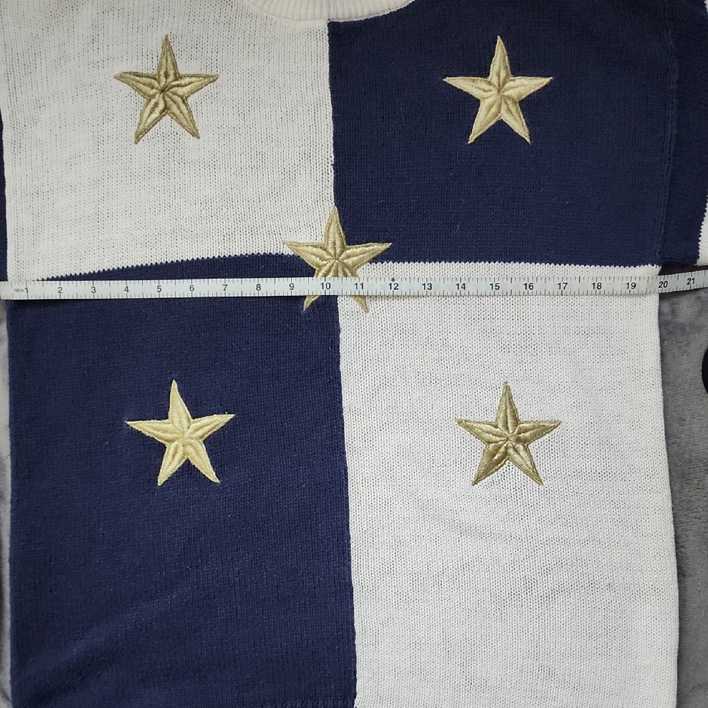 Nautical Star Sweater - Navy and White - Picture 8 of 9